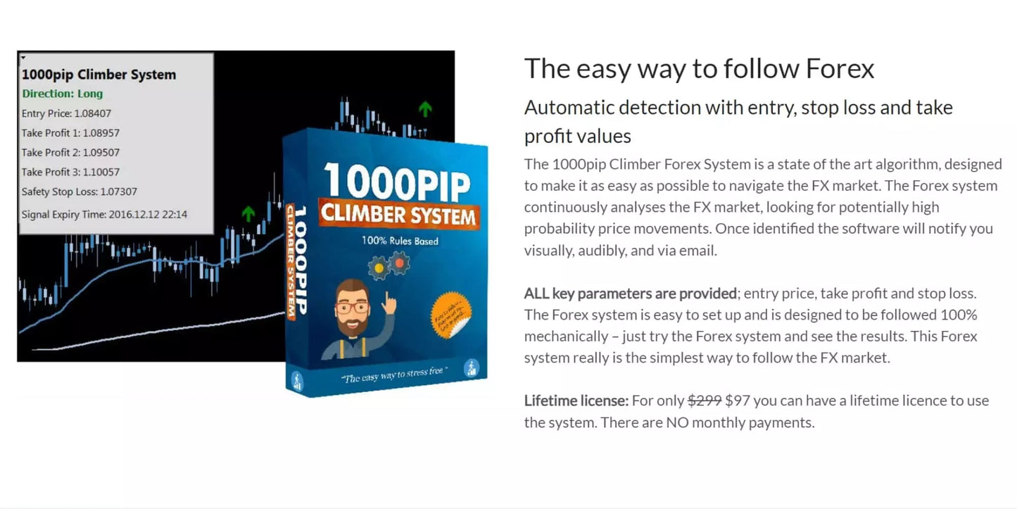 1000pip Climber System Metatrader 4 - PMotive