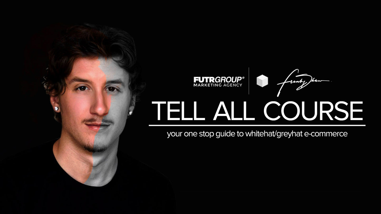2024 E - Commerce Course by Franco Shaw Full Course - PMotive