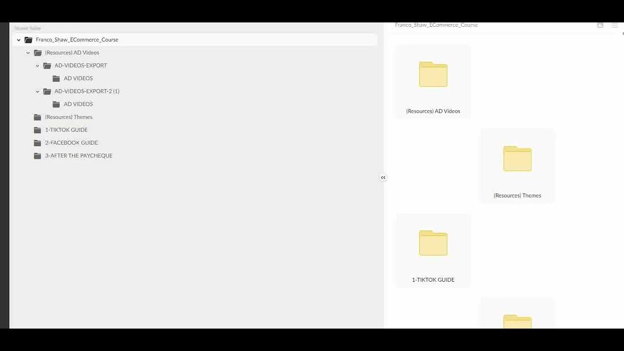 2024 E - Commerce Course by Franco Shaw Full Course - PMotive