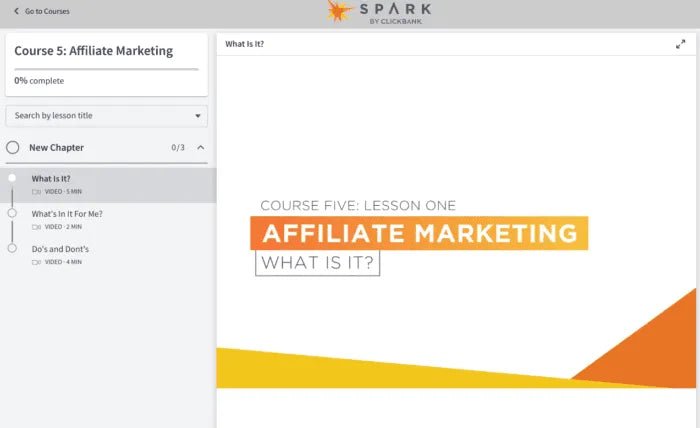ClickBank Spark - Full Course - PMotive