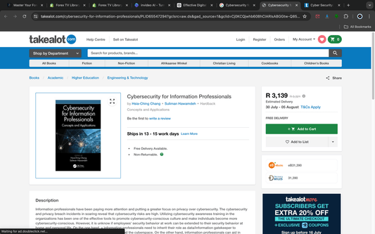 Cybersecurity for Information Professionals: Concepts and Applications - PMotive