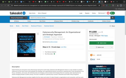 Cybersecurity Management: An Organizational and Strategic Approach - PMotive