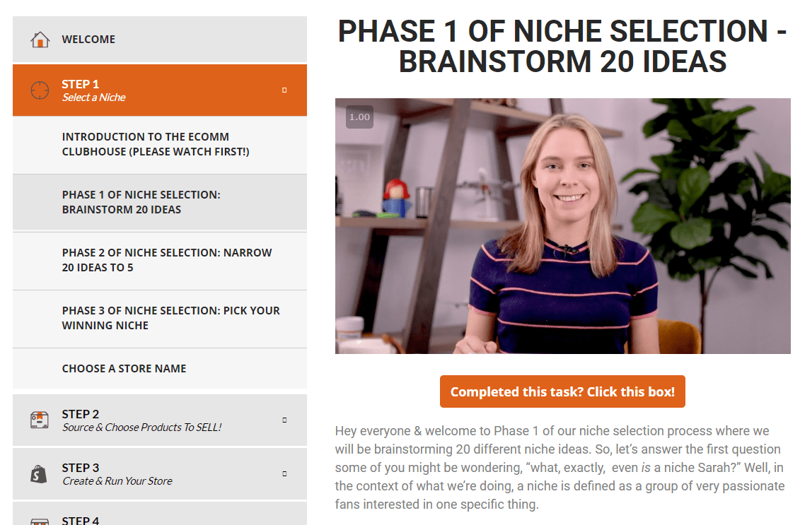 Ecomm Clubhouse by Sarah Chrisp Full Course - PMotive