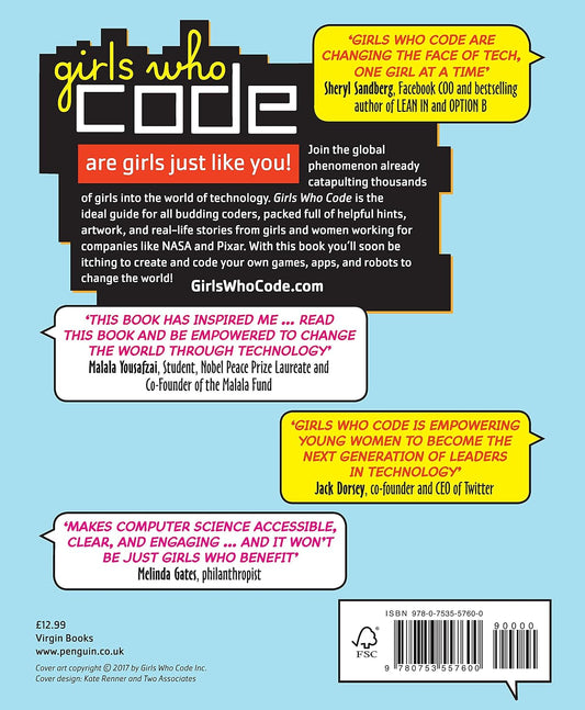 Girls Who Code: Learn to Code and Change the World by Reshma Saujani - PMotive