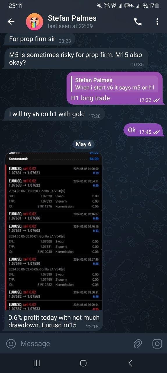 Gorilla EA V5 - Metatrader 4 - PMotive