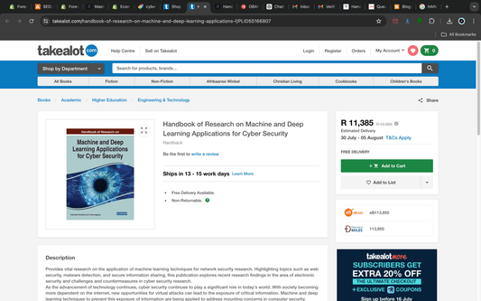 Handbook of Research on Machine and Deep Learning Applications for Cyber Security - PMotive