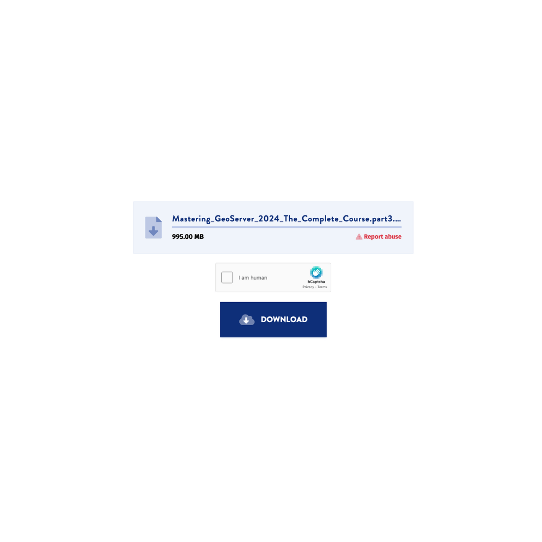 Mastering GeoServer 2024: The Complete Course - PMotive