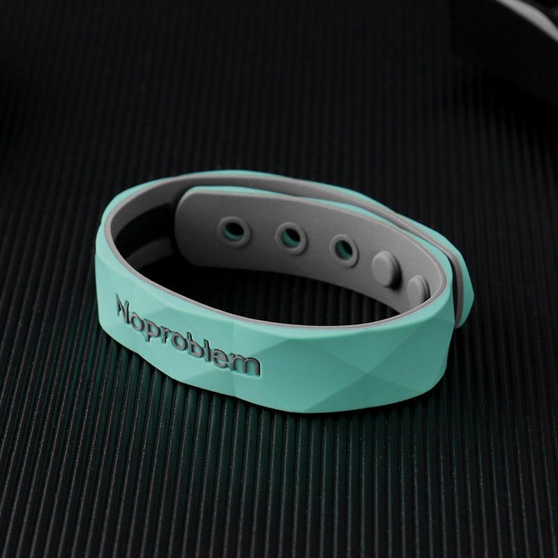 No Problem Ion Fitness Silicone Waterproof Tourmaline Band Bracelets - PMotive