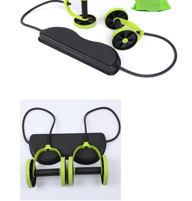 Tension Foldable Revoflex Xtreme Rally: Pull Rope Wheeled Abdominal Muscle Trainer - PMotive