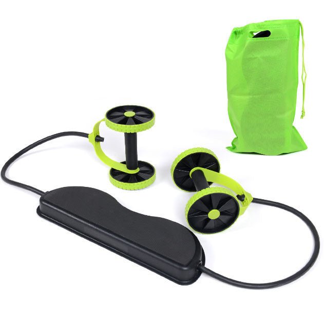 Tension Foldable Revoflex Xtreme Rally: Pull Rope Wheeled Abdominal Muscle Trainer - PMotive