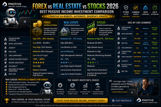 Forex vs Real Estate vs Stocks 2026: Which Wins for Passive Income?