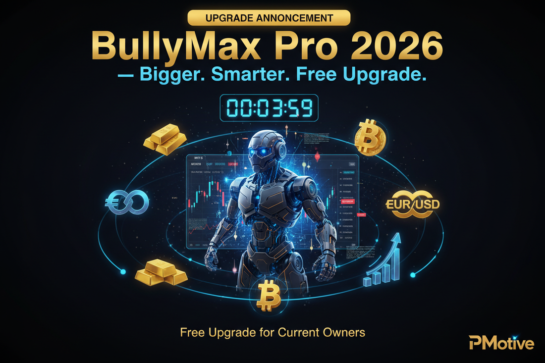 BullyMax Pro 2026 Update Free Upgrade June — Gold Crypto Currencies Stocks New Features MT5 | PMotive