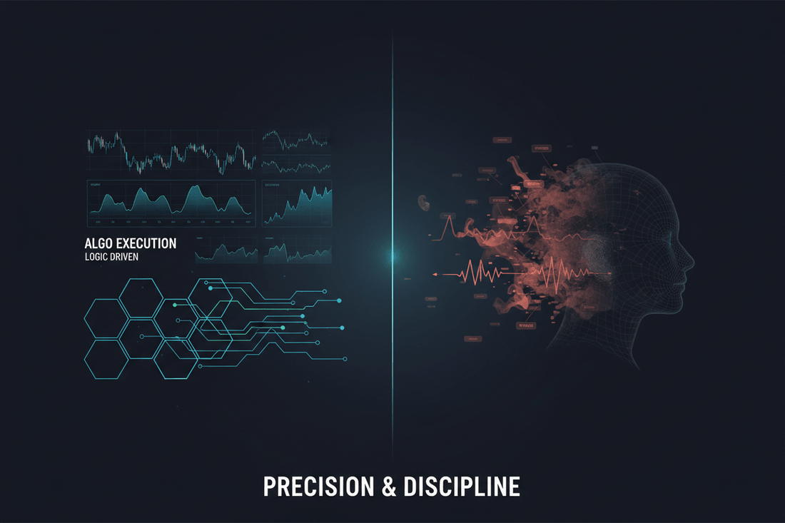Algorithmic Trading Remove Emotional Bias Financial Markets 2026 — EA Automation vs Manual Trading Psychology | PMotive