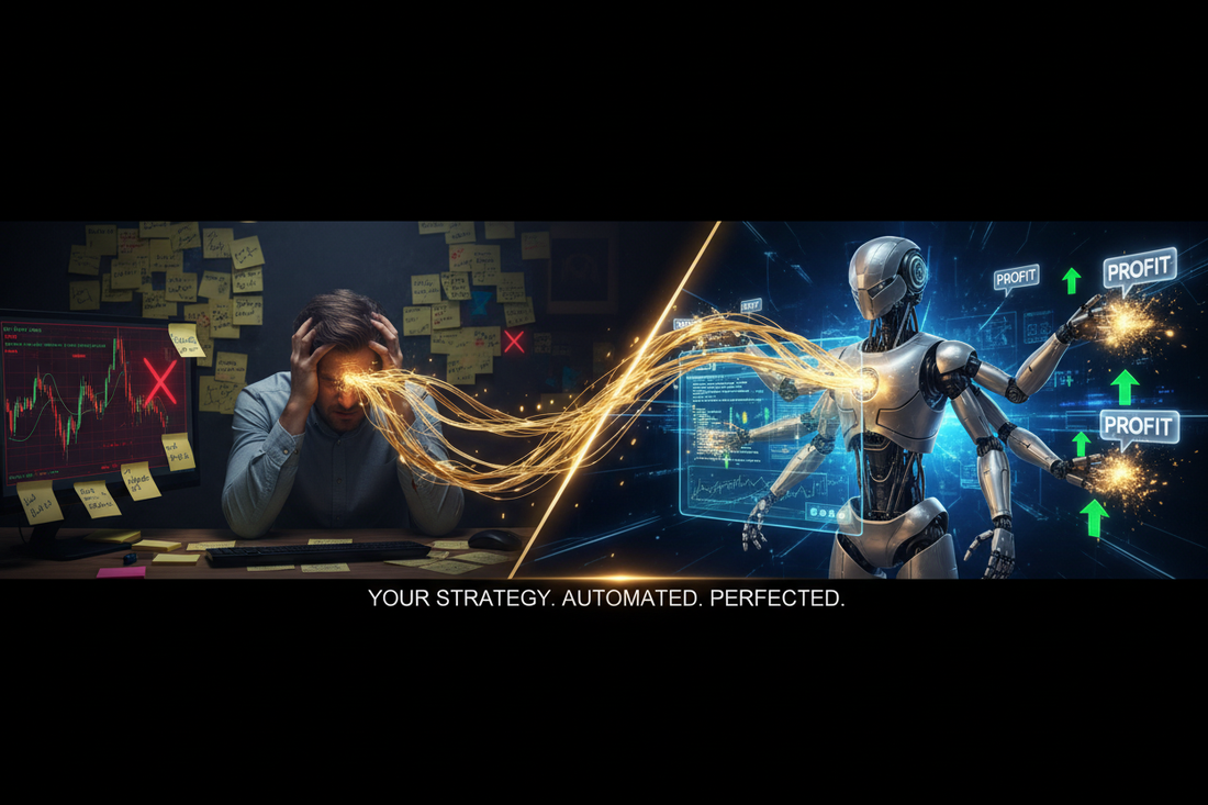 How to Automate Your Forex Strategy in 3 Steps Without Coding 2026 — Custom EA Development MT5 | PMotive