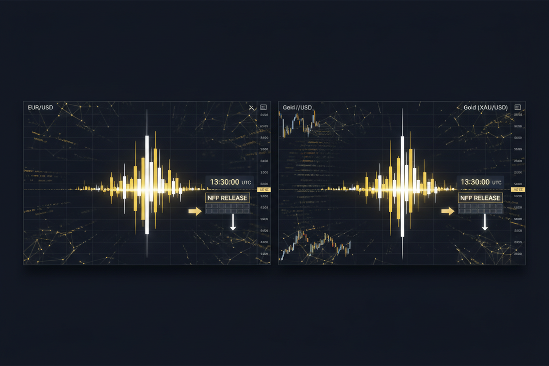 NFP Trading Strategy 2026 — How to Profit from Non-Farm Payrolls Forex Gold NAS100 MT5 EA | PMotive