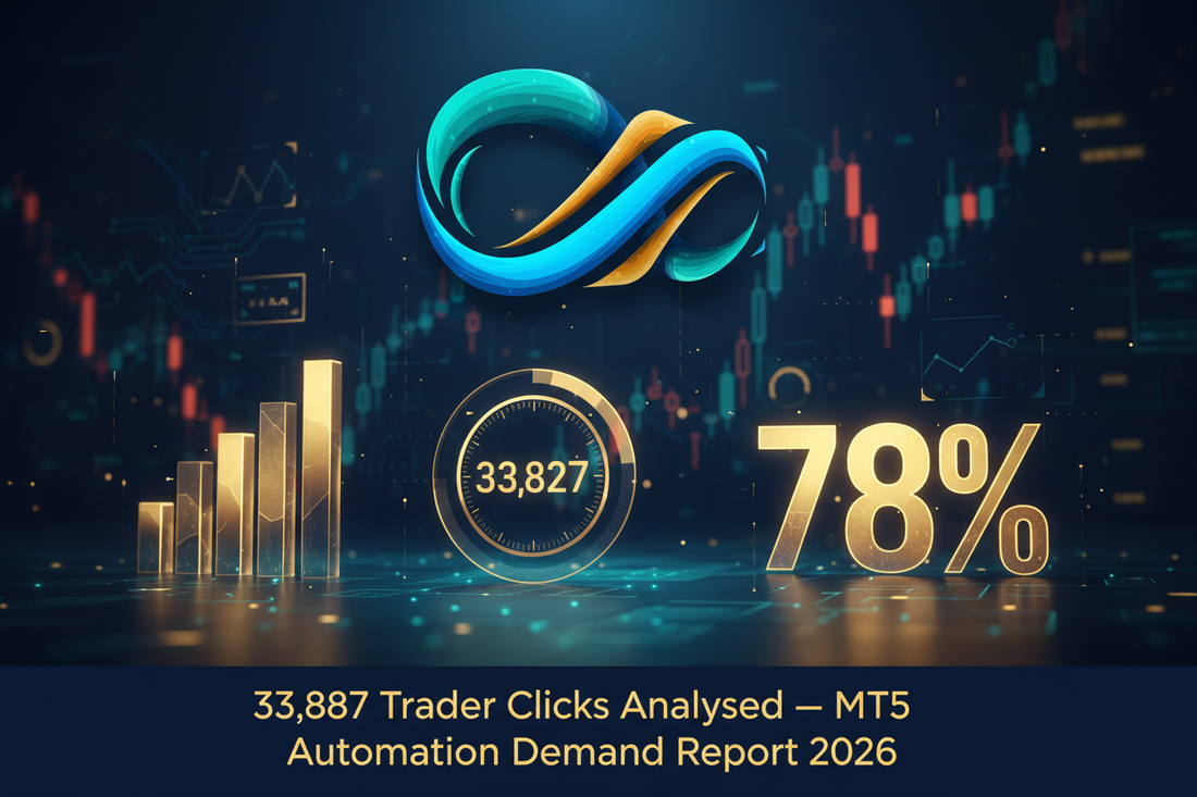  MT5 Automation Demand Report 2026 — 33,827 Forex Trader Clicks Analysed | PMotive