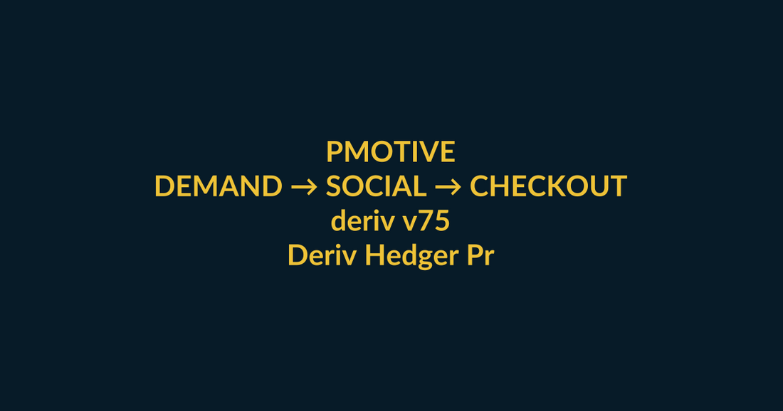 Deriv Hedger Pro HFT high-intent buyer guide for deriv v75, linking PMotive social media, video proof and website checkout