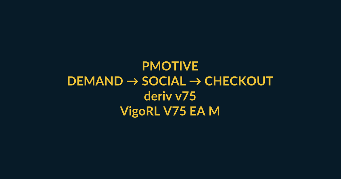 VigoRL V75 EA MT5 high-intent buyer guide for deriv v75, linking PMotive social media, video proof and website checkout