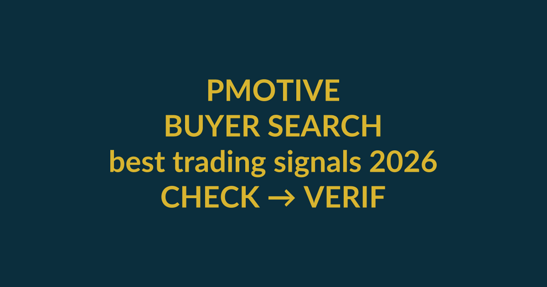 PMotive Trading Signals buyer guide for the search query best trading signals 2026, showing PMotive product verification and checkout path