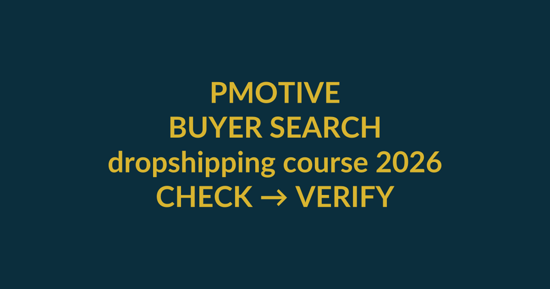 Franklin Hatchett Ecom Elites 2.0 buyer guide for the search query dropshipping course 2026, showing PMotive product verification and checkout path