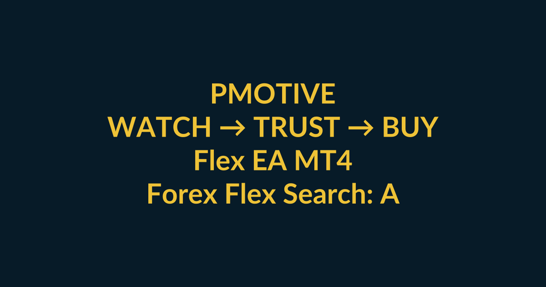 Flex EA MT4 watch-to-buy guide using YouTube video proof and a direct PMotive website checkout path