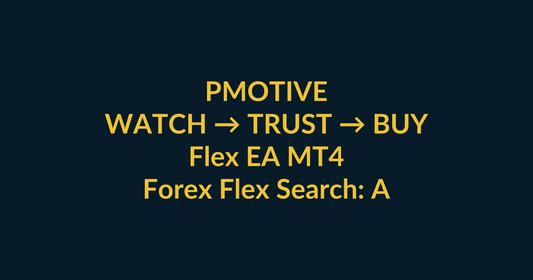 Flex EA MT4 watch-to-buy guide using YouTube video proof and a direct PMotive website checkout path