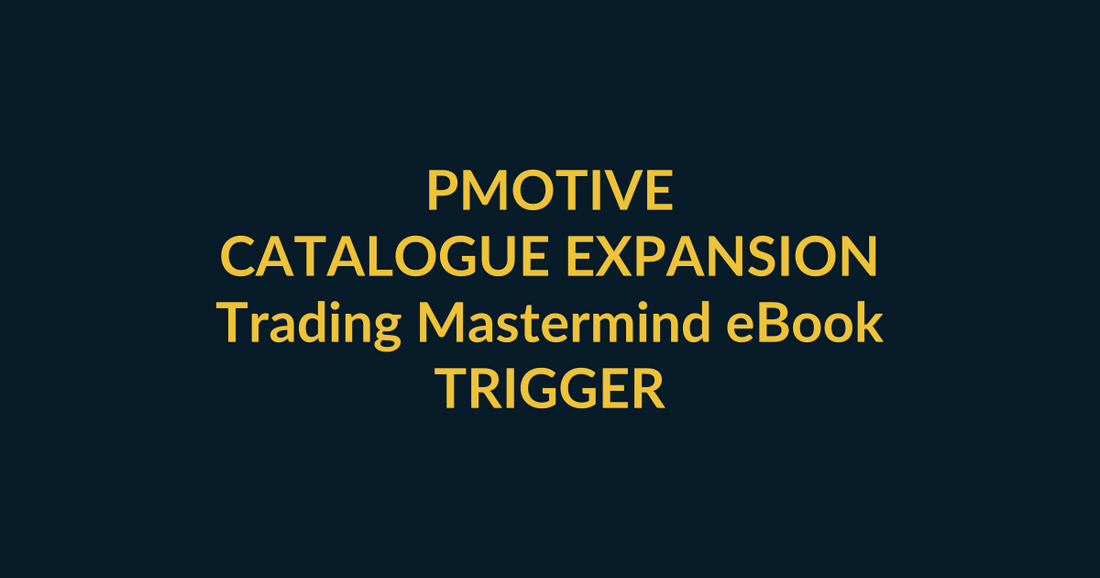 Trading Mastermind eBook PMotive purchase-scenario guide for beginner-to-intermediate traders wanting a broad structured trading reference, with social verification and direct product CTA