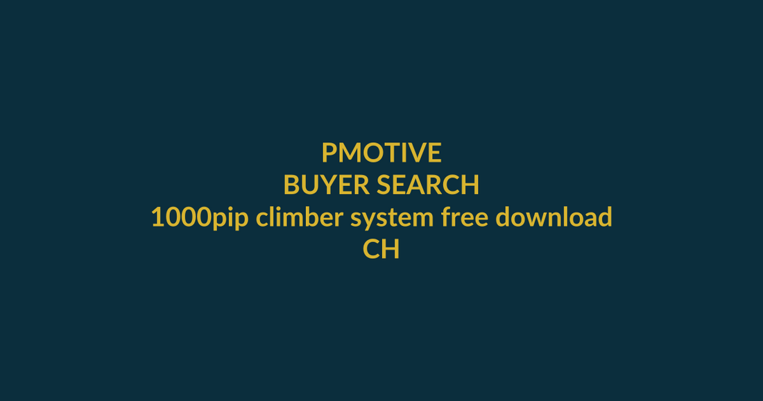 1000pip Climber System buyer guide for the search query 1000pip climber system free download, showing PMotive product verification and checkout path