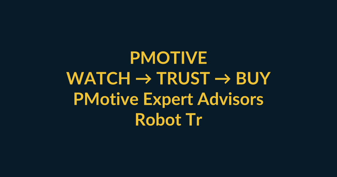 PMotive Expert Advisors watch-to-buy guide using YouTube video proof and a direct PMotive website checkout path