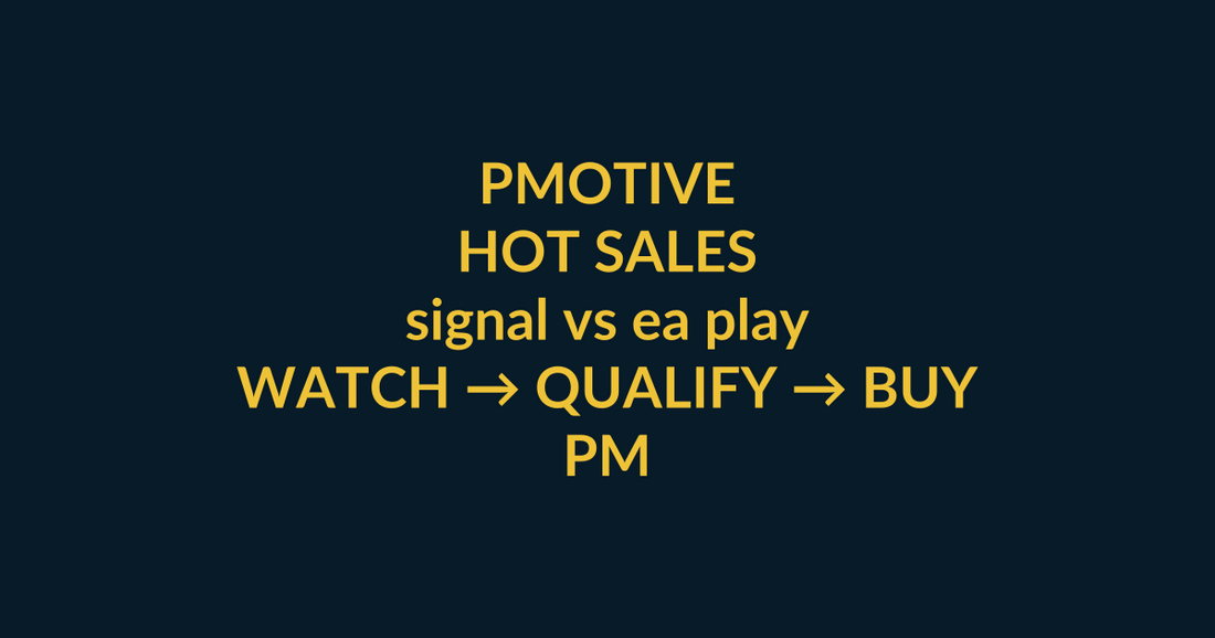 PMotive Store high-conversion buyer guide for signal vs ea play, linking PMotive social trust to checkout