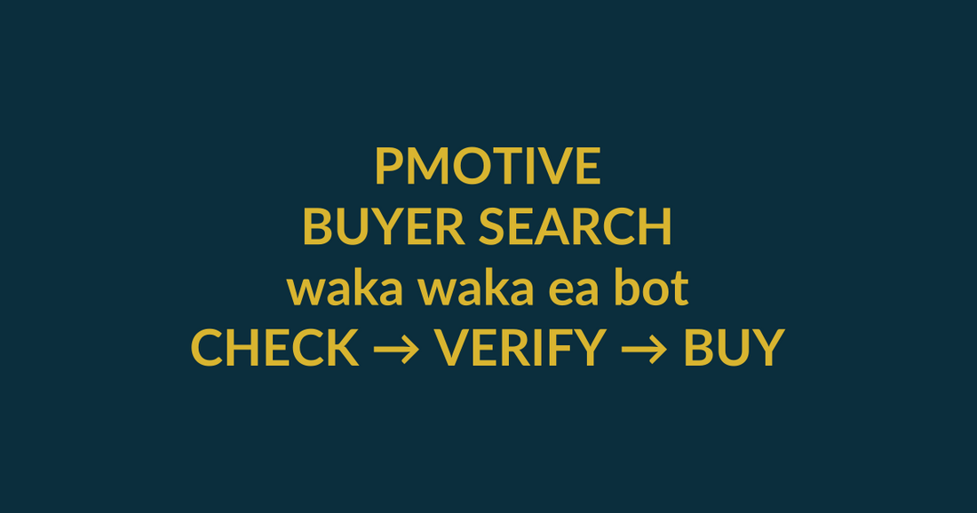 Waka Waka EA MT4 buyer guide for the search query waka waka ea bot, showing PMotive product verification and checkout path