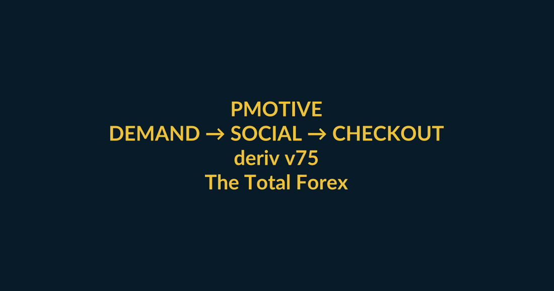 The Total Forex Course by Jessica Laine high-intent buyer guide for deriv v75, linking PMotive social media, video proof and website checkout