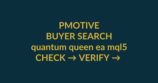Quantum Queen MT5 buyer guide for the search query quantum queen ea mql5, showing PMotive product verification and checkout path