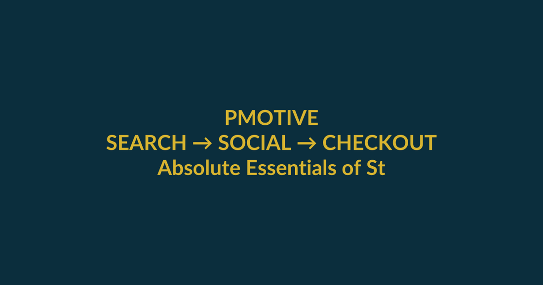 Absolute Essentials of Strategic Marketing search-to-checkout guide for the Google query digital marketing strategy implementation and practice, with PMotive social verification and product CTA