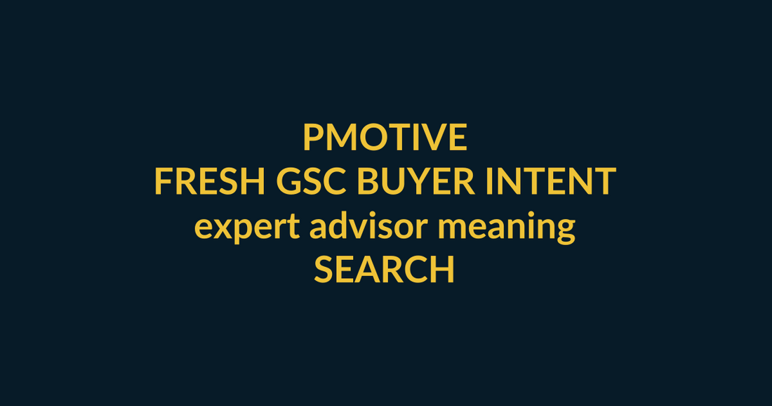 PMotive Expert Advisors buyer guide for the Google query expert advisor meaning, linking PMotive social trust to the relevant website offer