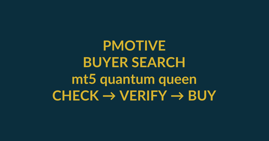 Quantum Queen MT5 buyer guide for the search query mt5 quantum queen, showing PMotive product verification and checkout path