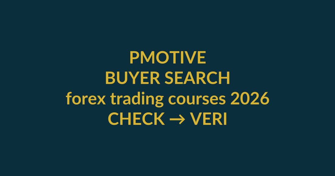 The Total Forex Course buyer guide for the search query forex trading courses 2026, showing PMotive product verification and checkout path