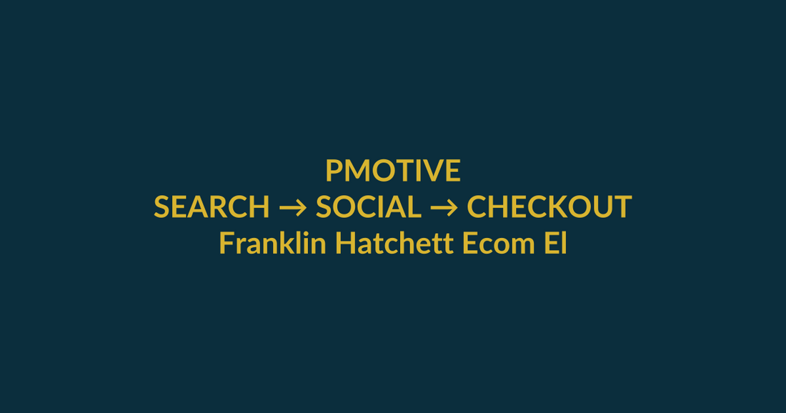 Franklin Hatchett Ecom Elites 2.0 search-to-checkout guide for the Google query best dropshipping courses 2026, with PMotive social verification and product CTA