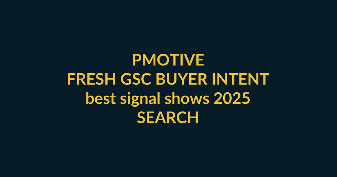 PMotive Trading Signals buyer guide for the Google query best signal shows 2025, linking PMotive social trust to the relevant website offer