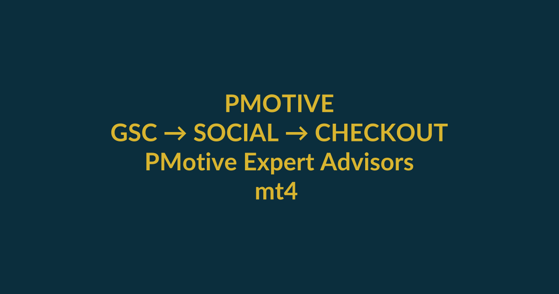 PMotive Expert Advisors high-intent search guide for mt4 ea scam, linking PMotive social verification to website checkout