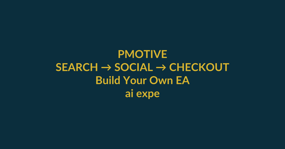 Build Your Own EA search-to-checkout guide for the Google query ai expert advisor, with PMotive social verification and product CTA