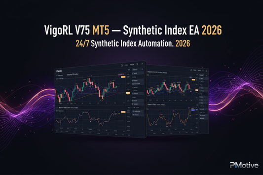 VigoRL V75 MT5 Complete Guide 2026 — Volatility 75 Boom Crash Synthetic Index EA Automation | PMotive