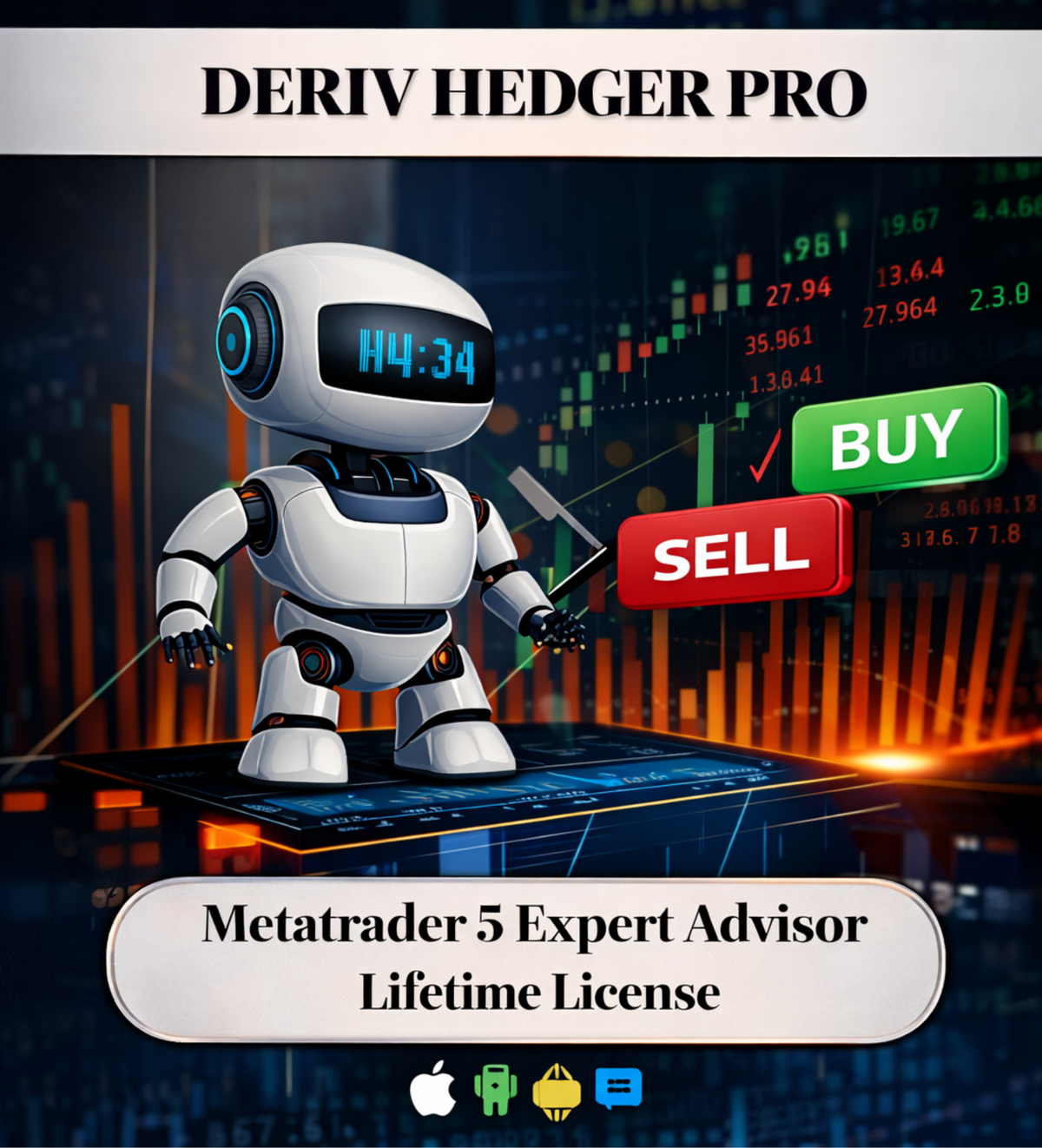 Deriv Hedger Pro HFT EA for MT5 synthetic indices trading
