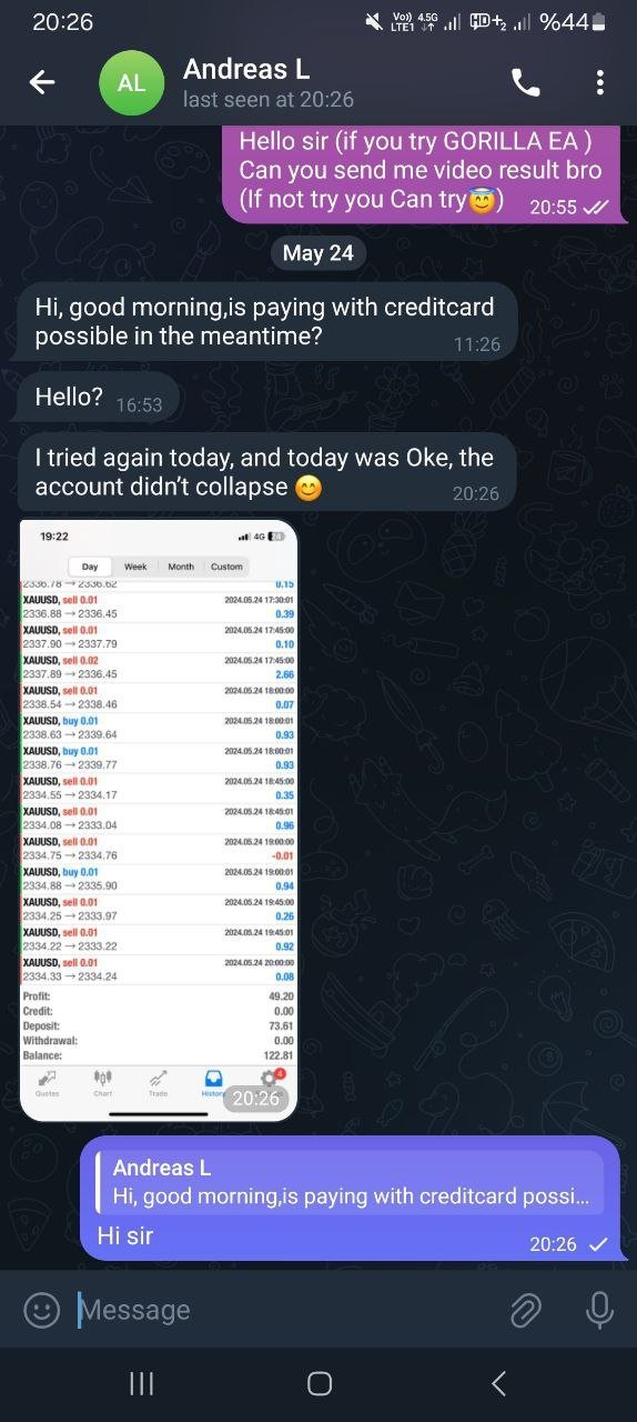 Gorilla EA V5 - Metatrader 4