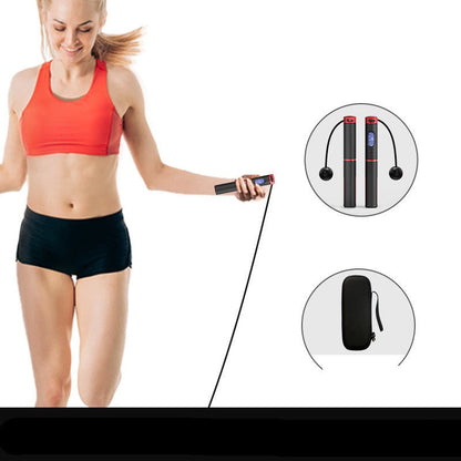 6th Generation Counting Skipping Rope with Multi - Use Fitness Sets - PMotive