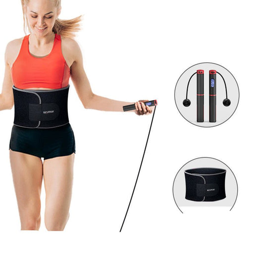 6th Generation Counting Skipping Rope with Multi - Use Fitness Sets - PMotive