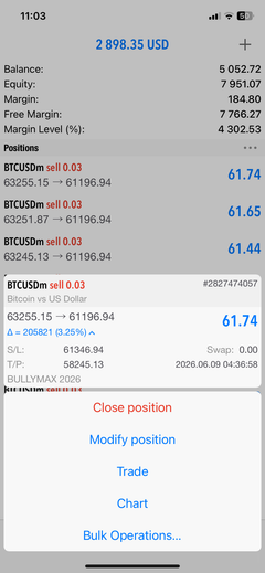 BullyMax Pro Gold MT5 EA 2026 automated XAUUSD trading software product gallery image 5