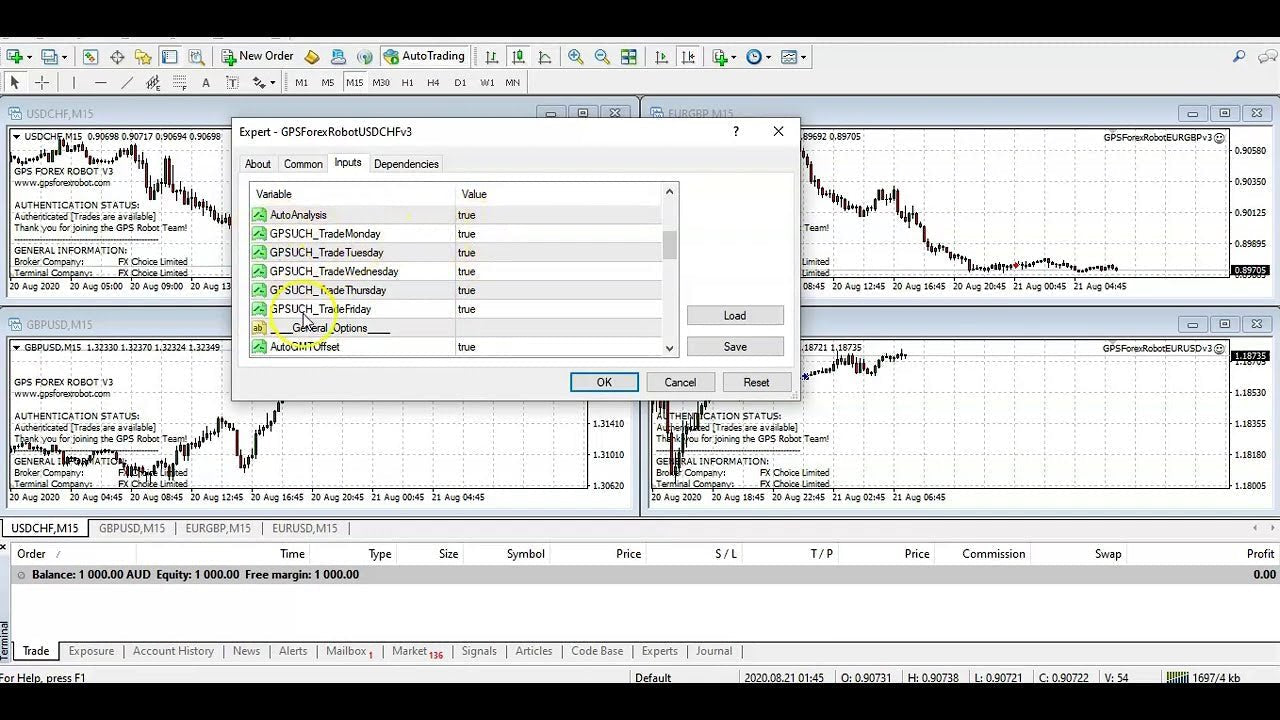 GPS Forex Robot V3 EA for MetaTrader 4 product gallery image 5