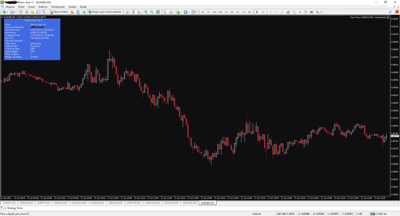 Forex Fury V4 EA - Metatrader 4 & 5