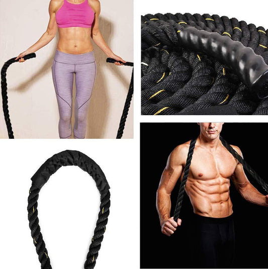 Fitness Jumping Rope - Heavy-Duty Bold Fitness Rope PMotive